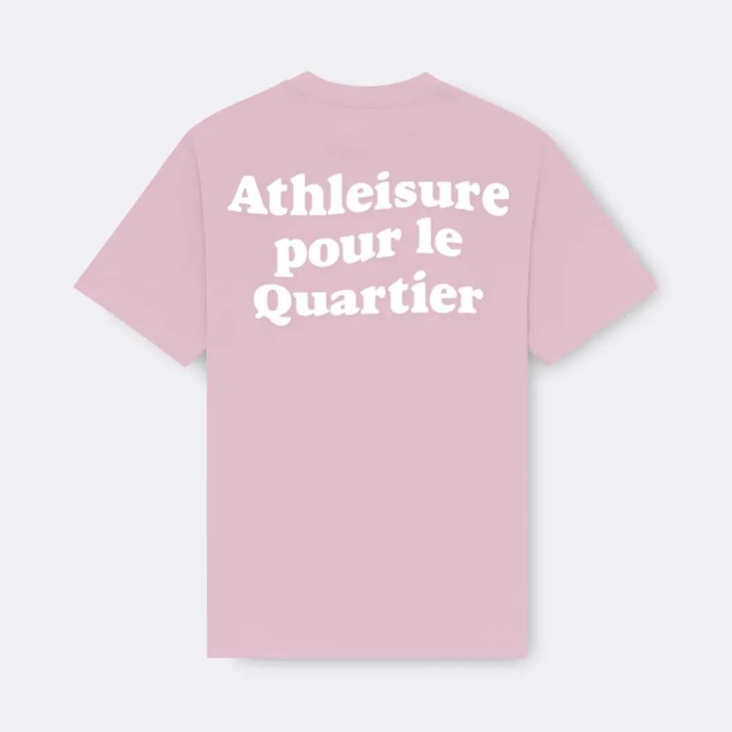 Goodies Sportive Athleisure Pink Tee>Man Shirts & Polos