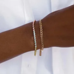 Hey Harper Aurea Aquamarine Bracelet><noscript><img width=