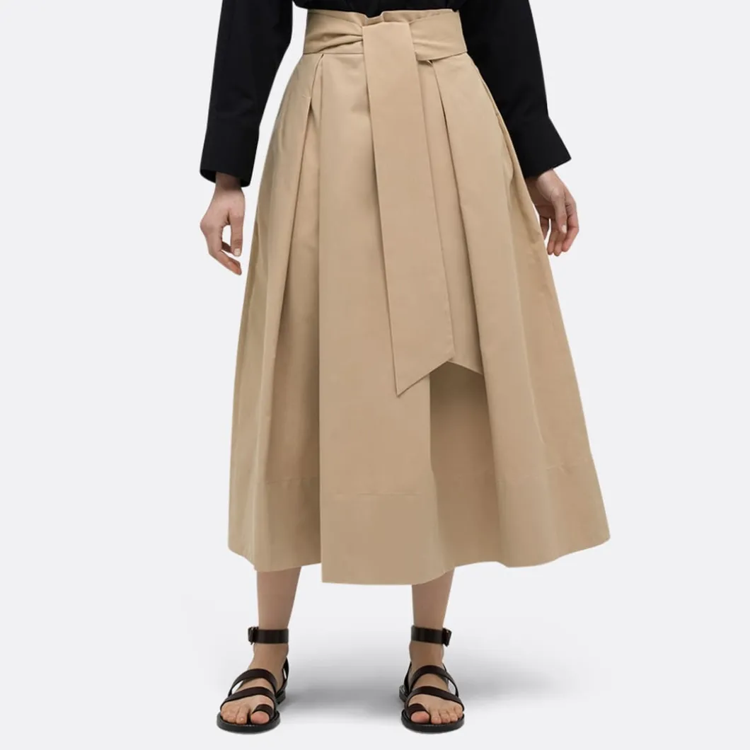 A LINE Belted-Detail Pleated Skirt>Woman Skirts & Shorts