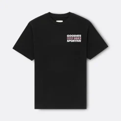 Goodies Sportive Black Merch Tee>Man Shirts & Polos