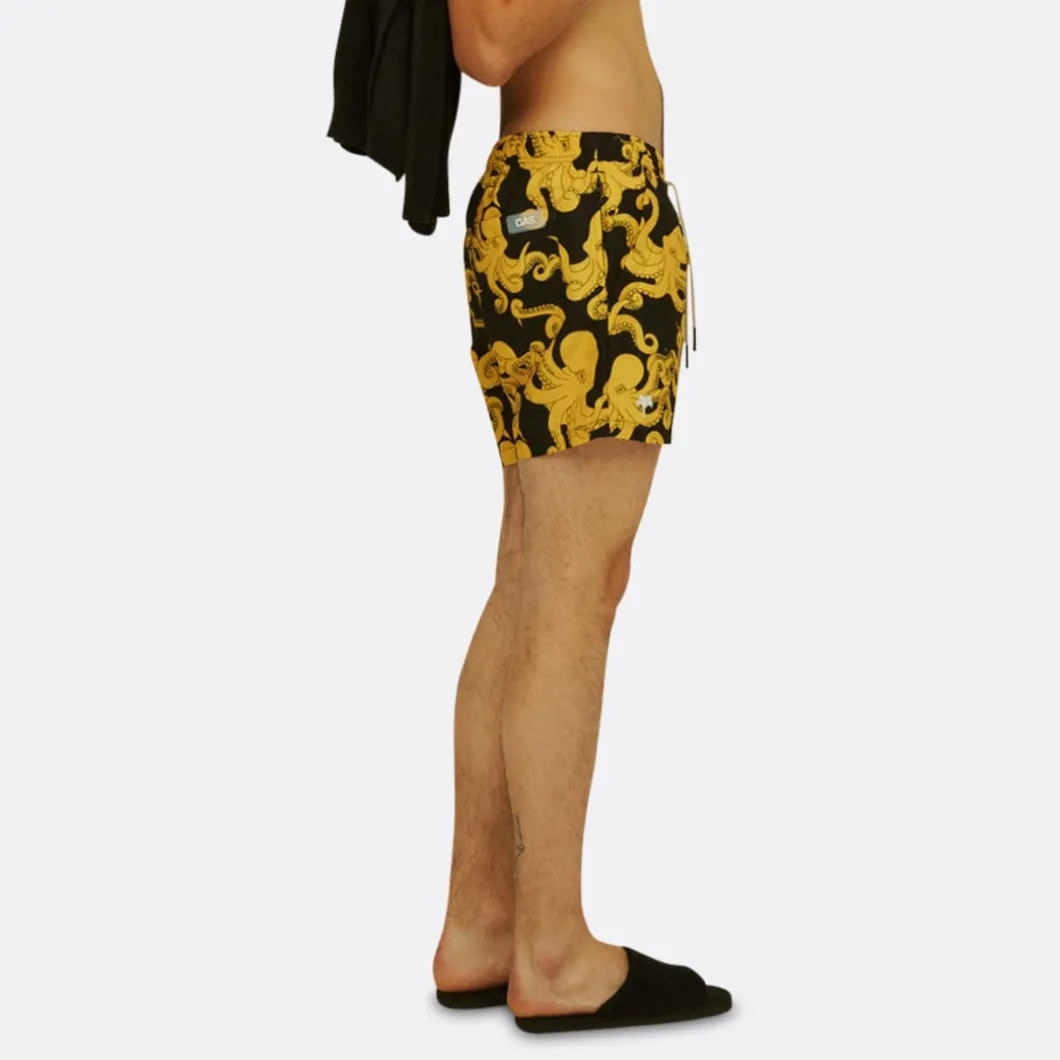 OAS Black Octo Swim Shorts>Man Trousers & Shorts