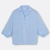 A LINE Boxy Shortsleeve Shirt>Woman Blouses & Shirts