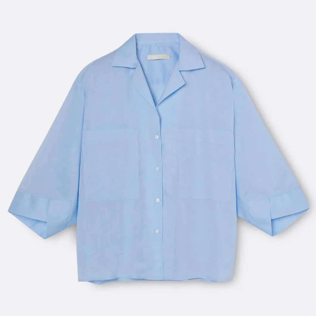 A LINE Boxy Shortsleeve Shirt>Woman Blouses & Shirts