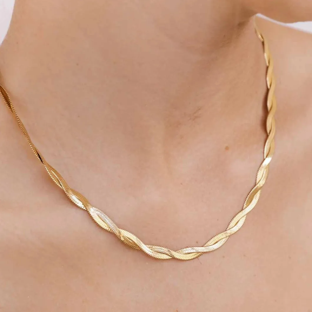 Hey Harper Braided Nassau Necklace>Woman Jewellery & Watches