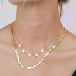 Hey Harper Braided Nassau Necklace><noscript><img width=