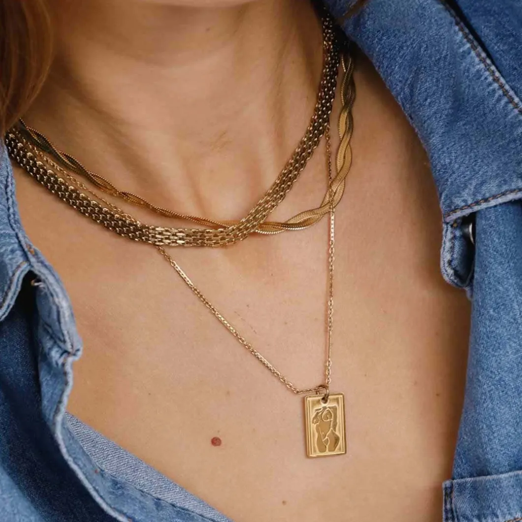 Hey Harper Braided Nassau Necklace>Woman Jewellery & Watches