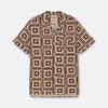 OAS Brown Yard Shirt>Man Shirts & Polos