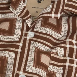 OAS Brown Yard Shirt>Man Shirts & Polos