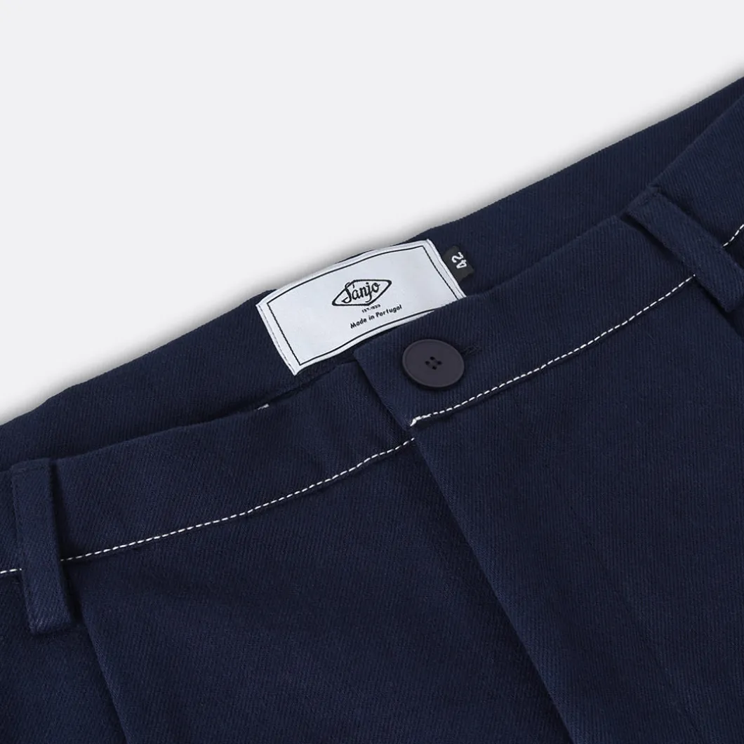 Sanjo Contrast Work Shorts>Woman Skirts & Shorts