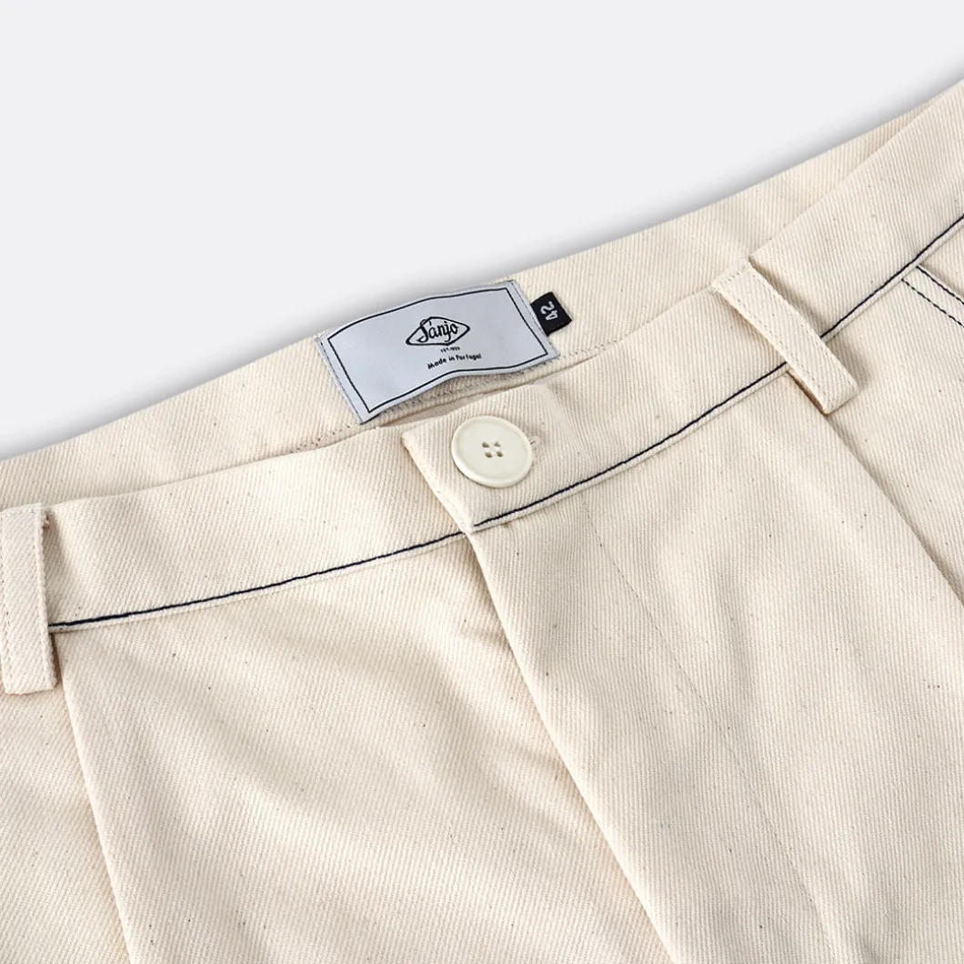 Sanjo Contrast Work Shorts>Woman Skirts & Shorts