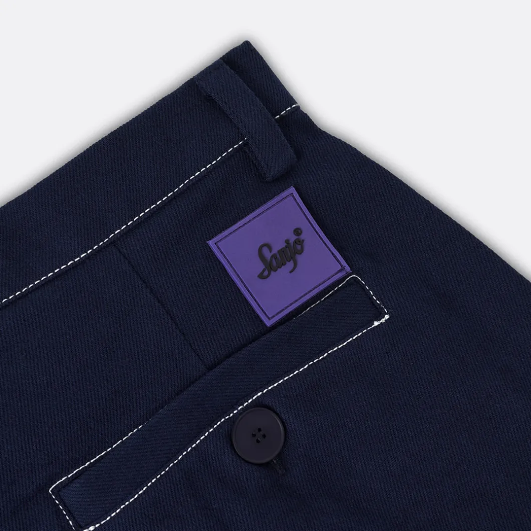 Sanjo Contrast Work Shorts>Woman Skirts & Shorts