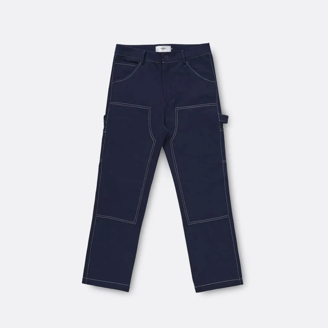 Sanjo Contrast Work Trousers>Woman Trousers