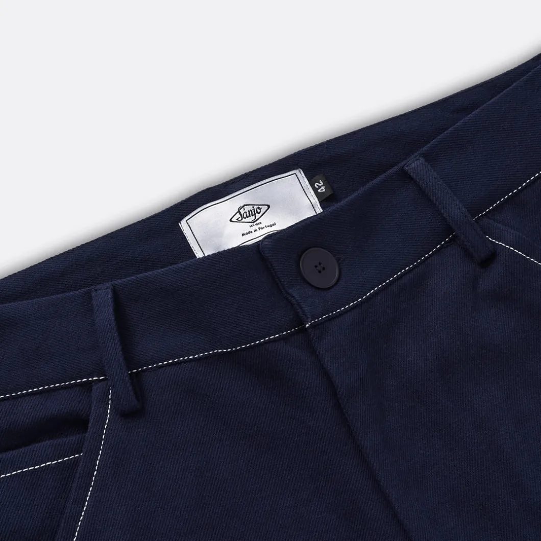 Sanjo Contrast Work Trousers>Man Trousers & Shorts