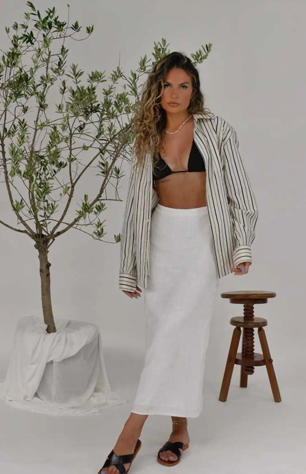 Guaja Dad Shirt With Stripes>Woman Blouses & Shirts