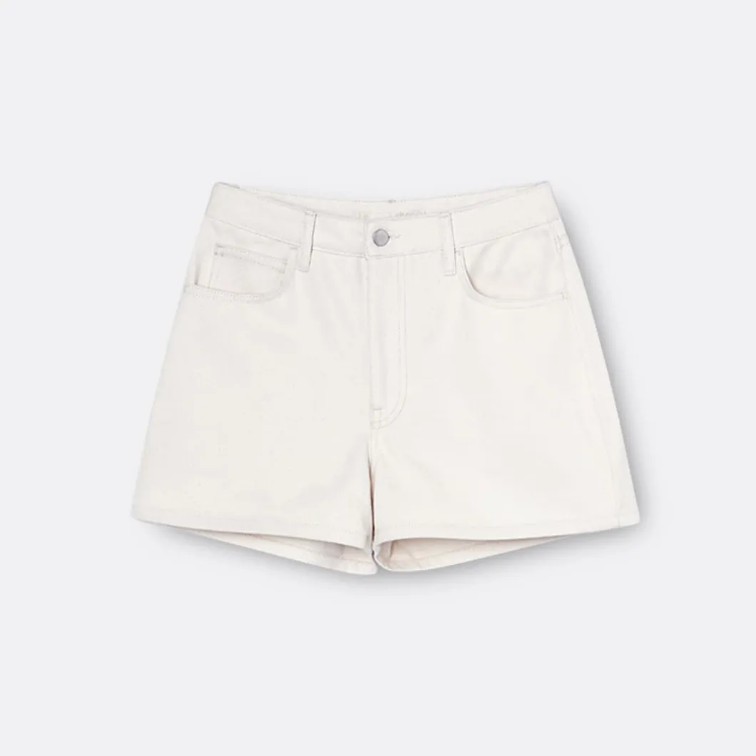 A LINE Denim Shorts>Woman Skirts & Shorts