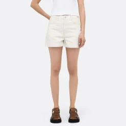 A LINE Denim Shorts><noscript><img width=
