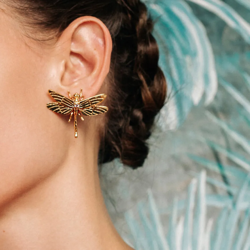 Carolina Curado Dragonfly Earrings>Woman Jewellery & Watches