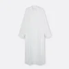 A LINE Embroidery Bib-Panel Shirtdress>Woman Dresses & Jumpsuits