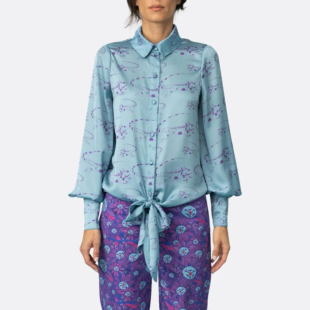 Hyena Fiji Iguana Shirt>Woman Blouses & Shirts