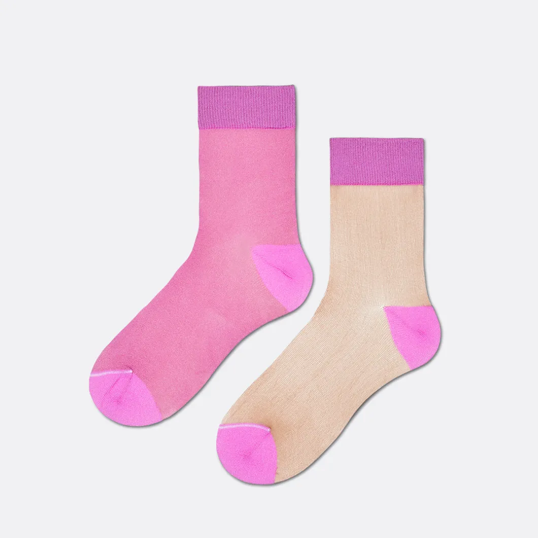 Hysteria by Happy Socks Filippa Nylon Ankle Socks>Woman Socks