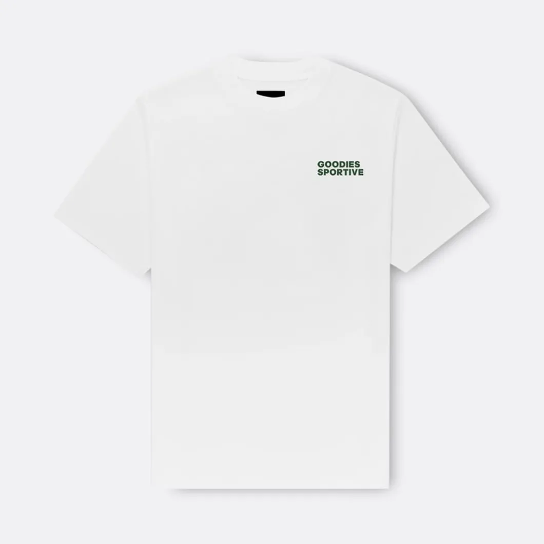 Goodies Sportive Flock Logo Tee>Man Shirts & Polos