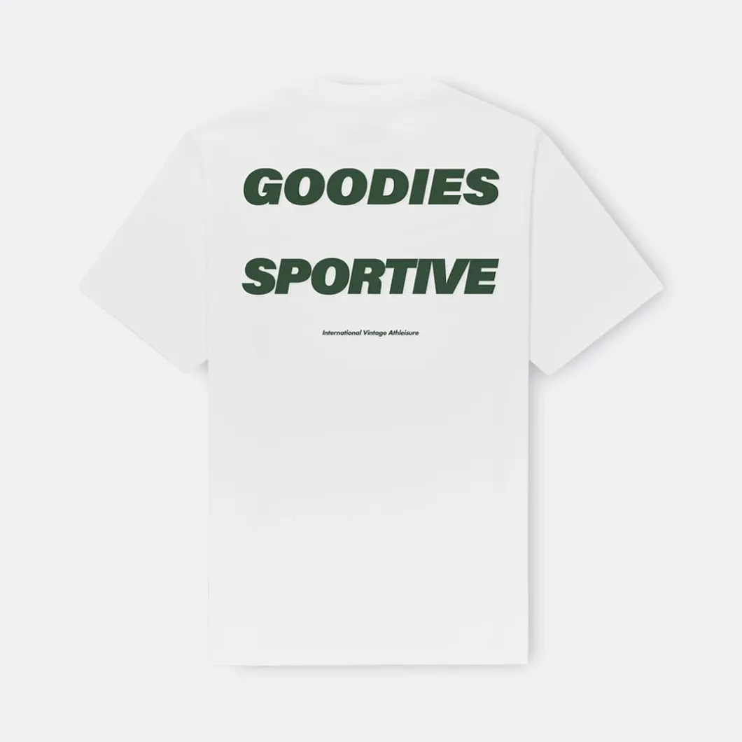 Goodies Sportive Flock Logo Tee>Man Shirts & Polos