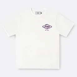 Sanjo Flocked Logo T-Shirt>Woman Tops & T-Shirts