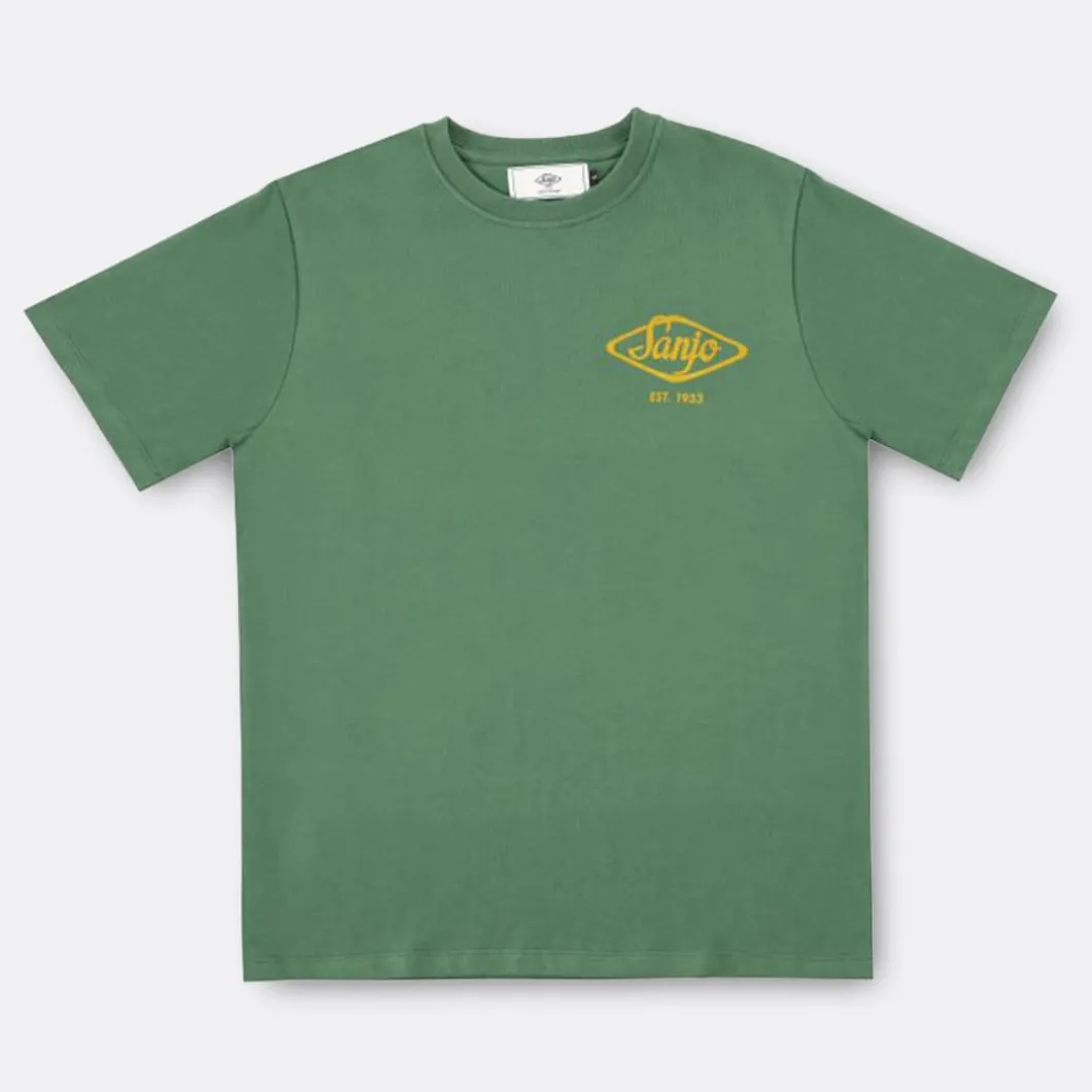 Sanjo Flocked Logo T-Shirt>Man T-Shirts