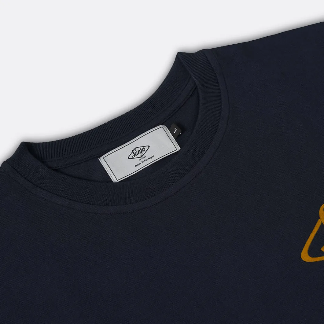Sanjo Flocked Logo T-Shirt>Man T-Shirts
