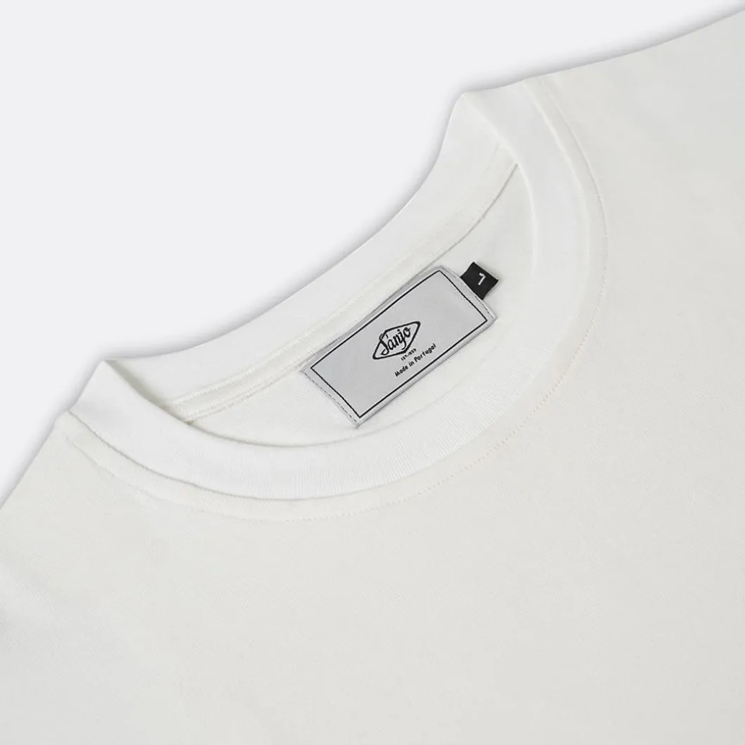 Sanjo Flocked Logo T-Shirt>Man T-Shirts