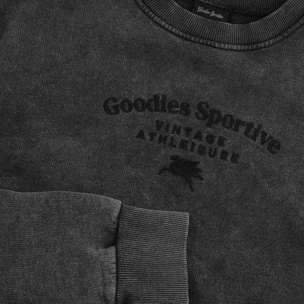 Goodies Sportive Garment Dye Crewneck>Woman Sweaters