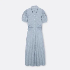 A LINE Gathered Detail Shirtdress>Woman Dresses & Jumpsuits