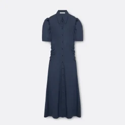 A LINE Gathered Detail Shirtdress>Woman Dresses & Jumpsuits