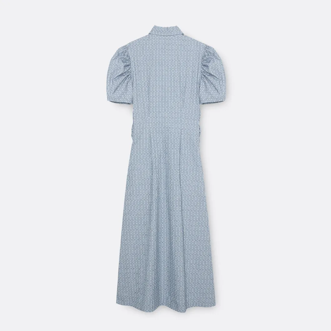 A LINE Gathered Detail Shirtdress>Woman Dresses & Jumpsuits