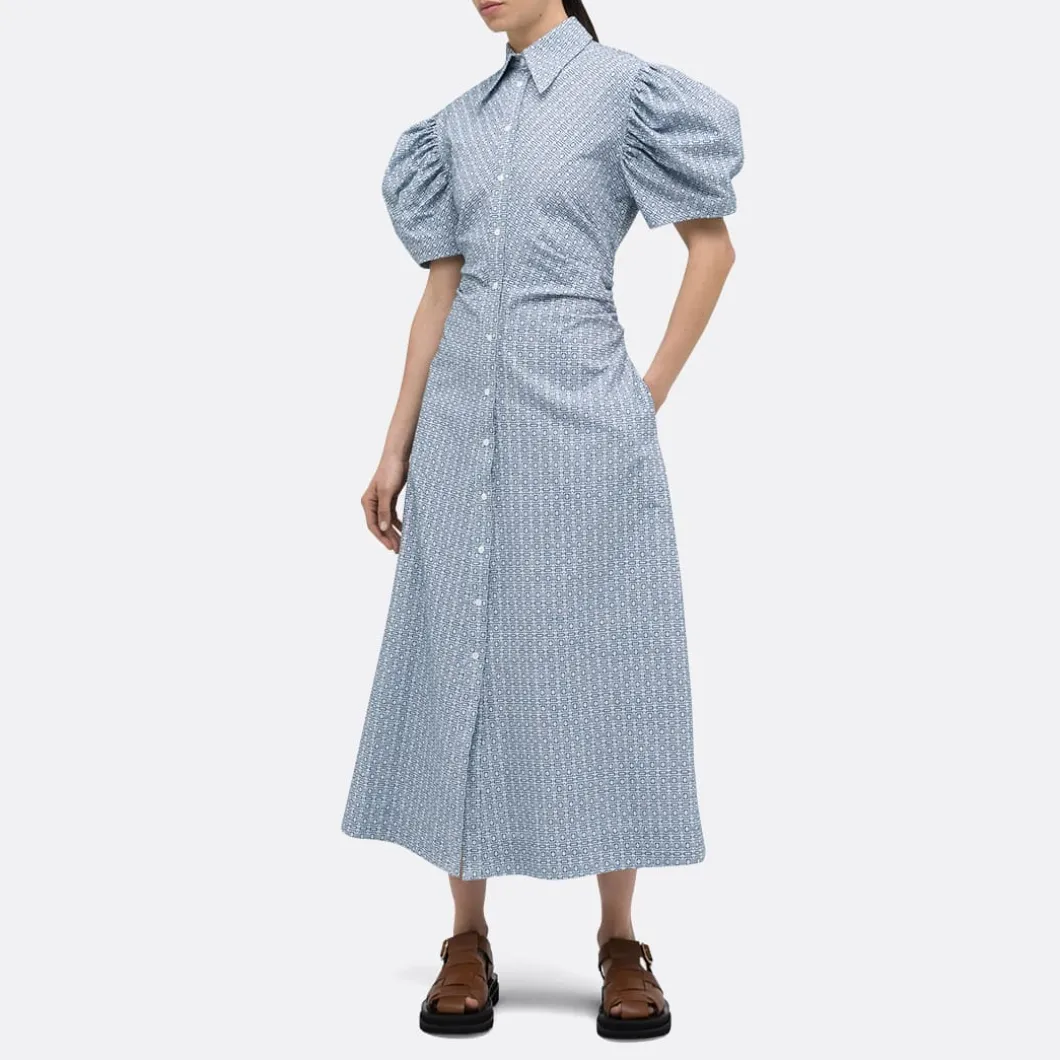 A LINE Gathered Detail Shirtdress>Woman Dresses & Jumpsuits