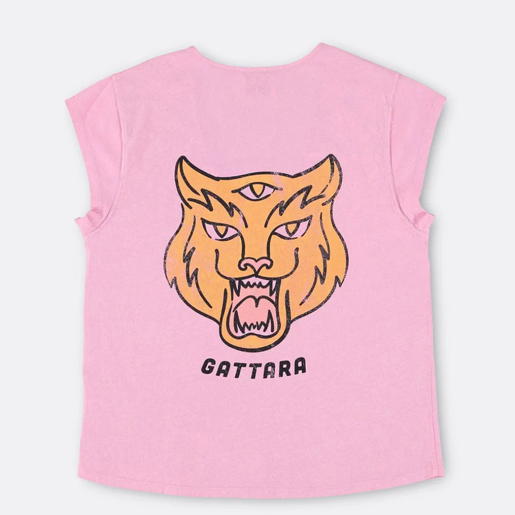 Sisters Department Gattara T-Shirt>Woman Tops & T-Shirts