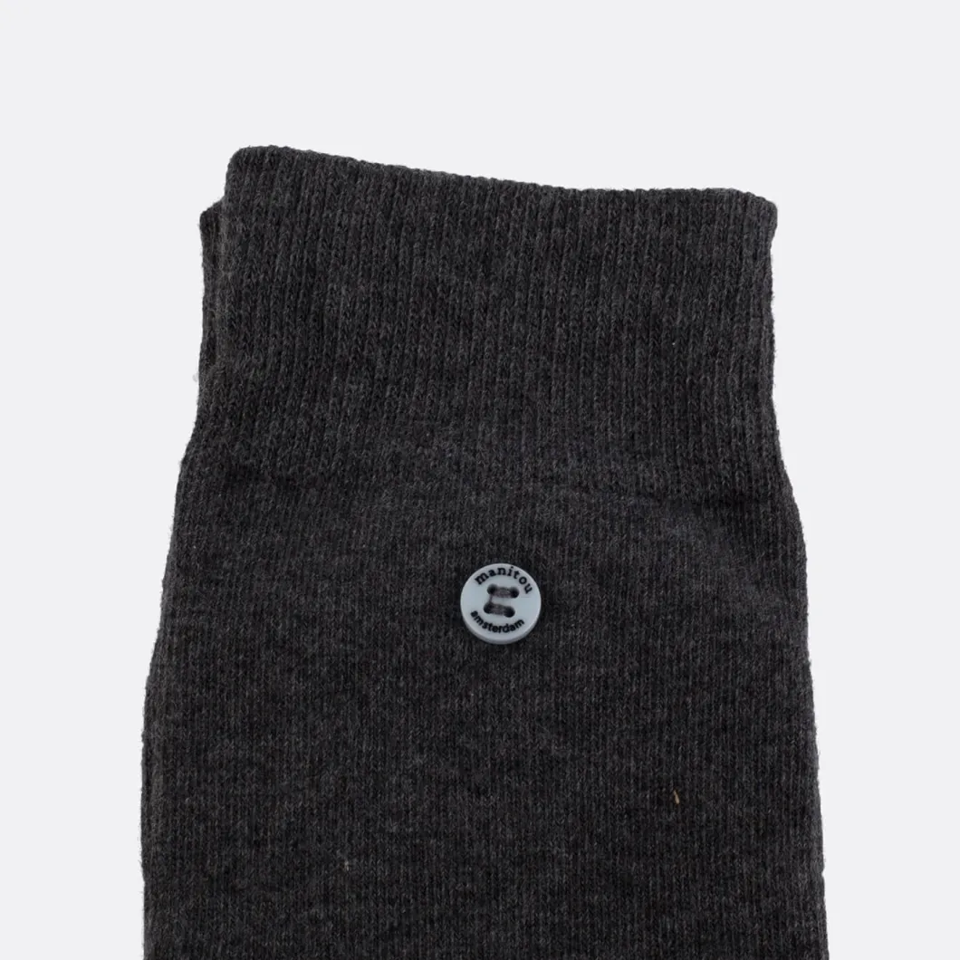 Manitou Amsterdam Grey Dinosaur Socks>Woman Socks