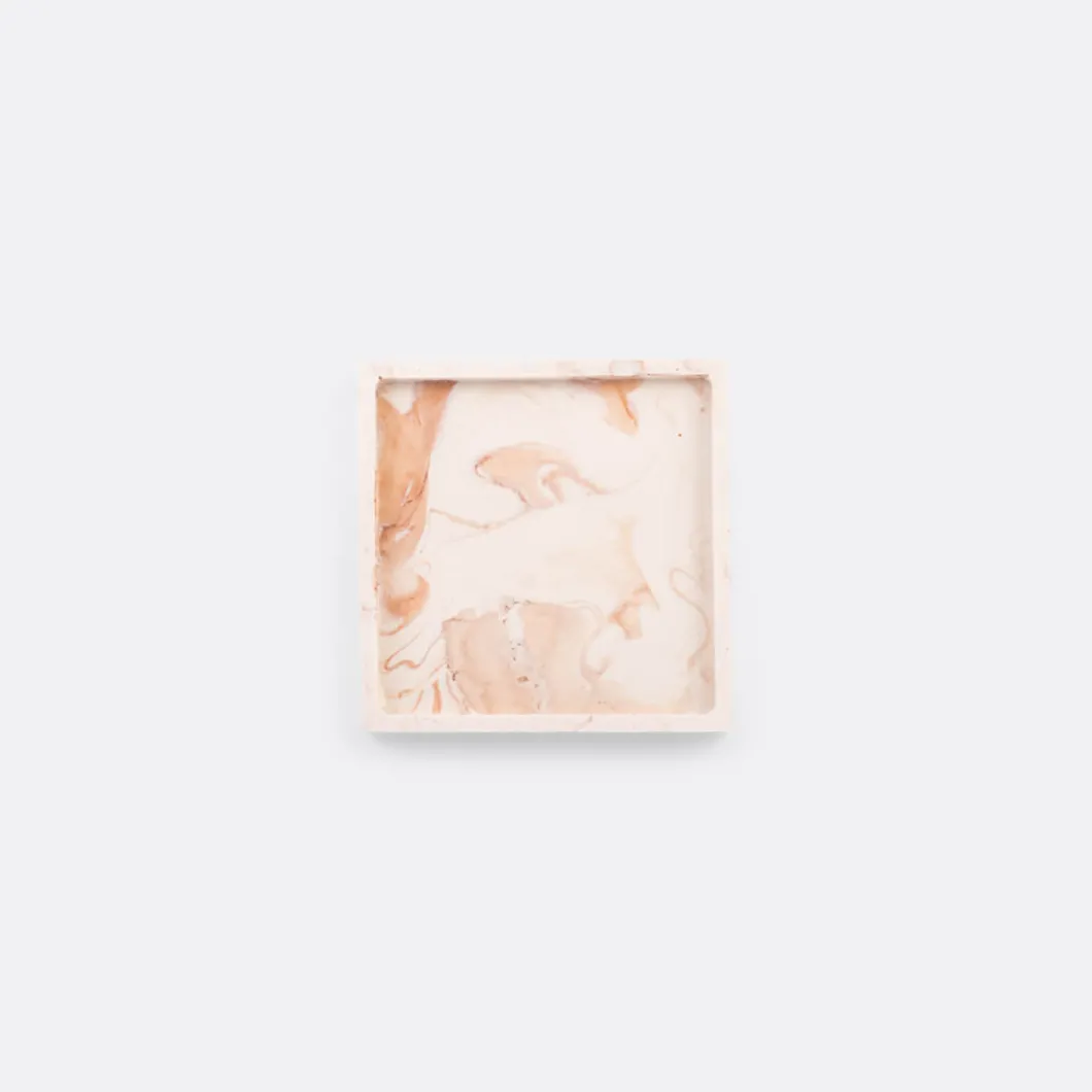 Crida Honey Swirls Square Tray>Man Home Accessories