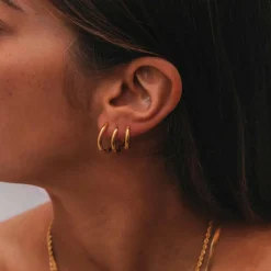 Hey Harper Hoop Earrings><noscript><img width=