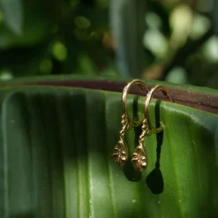 Carolina Curado Hoop With Pendant Tear><noscript><img width=