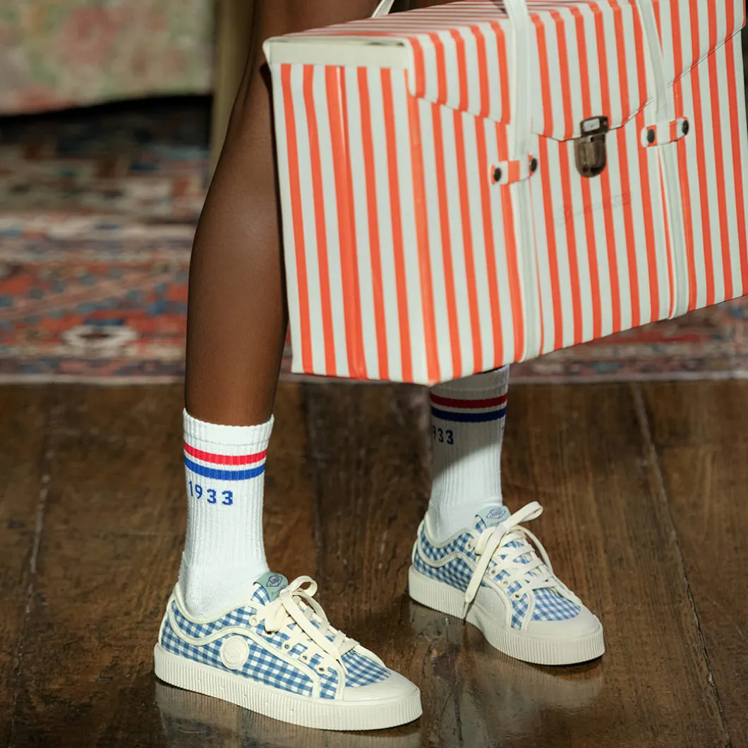 Sanjo K200 Vichy Low-Top Sneakers>Man Sneakers