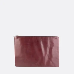 Escuyer Leather Portfolio Pouch>Woman Bags