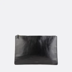 Escuyer Leather Portfolio Pouch>Man Bags & Backpacks