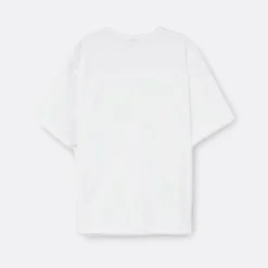 A LINE Mercerized Cotton T-Shirt>Woman Tops & T-Shirts