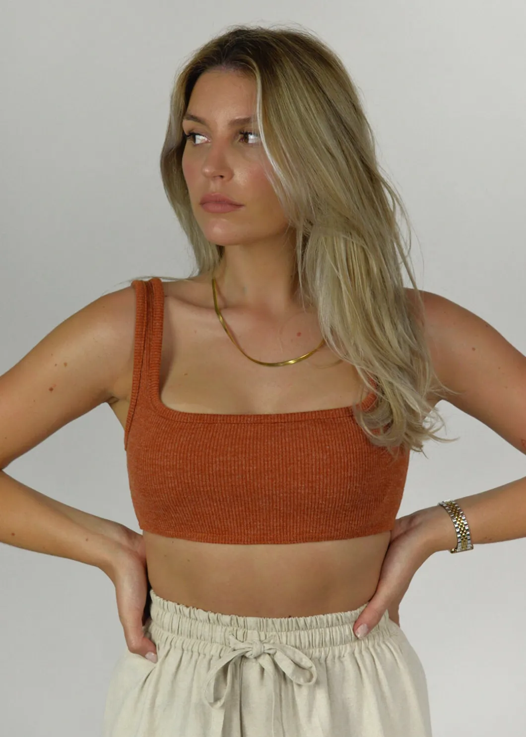 Guaja Mini Ribbed Top>Woman Tops & T-Shirts