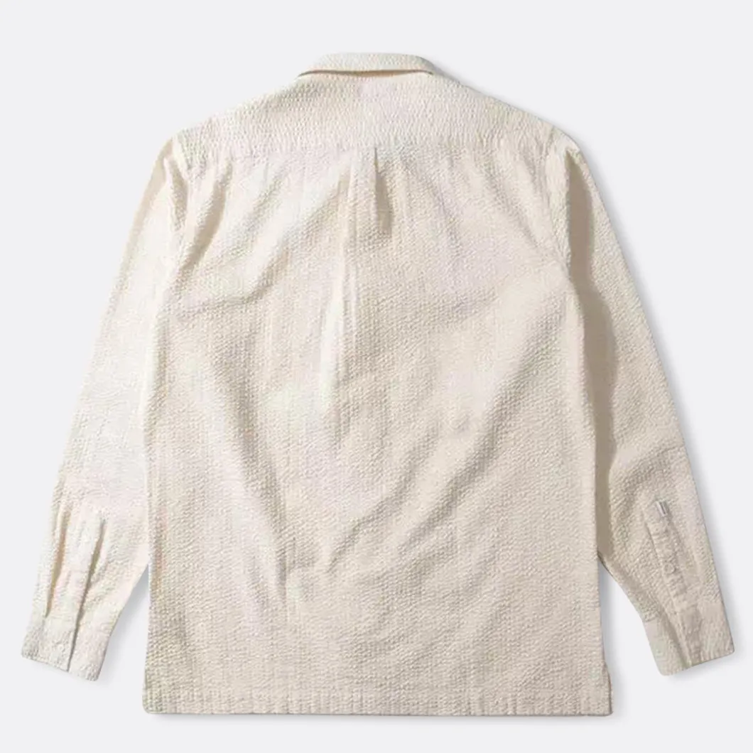 Edmmond Studios Murano Seersucker Shirt>Man Shirts & Polos