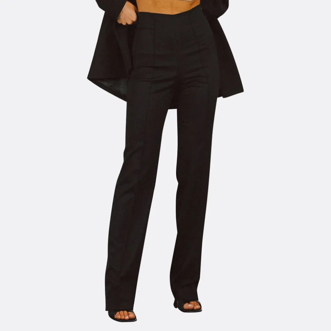 Guaja Nero Wool Pants>Woman Trousers