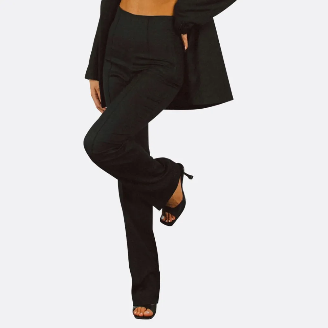 Guaja Nero Wool Pants>Woman Trousers
