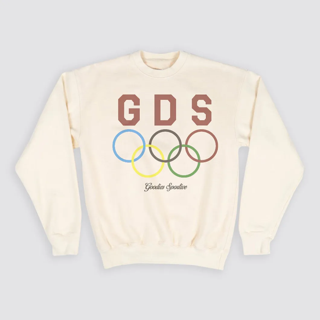 Goodies Sportive Olympic Vintage Crewneck>Man Sweaters