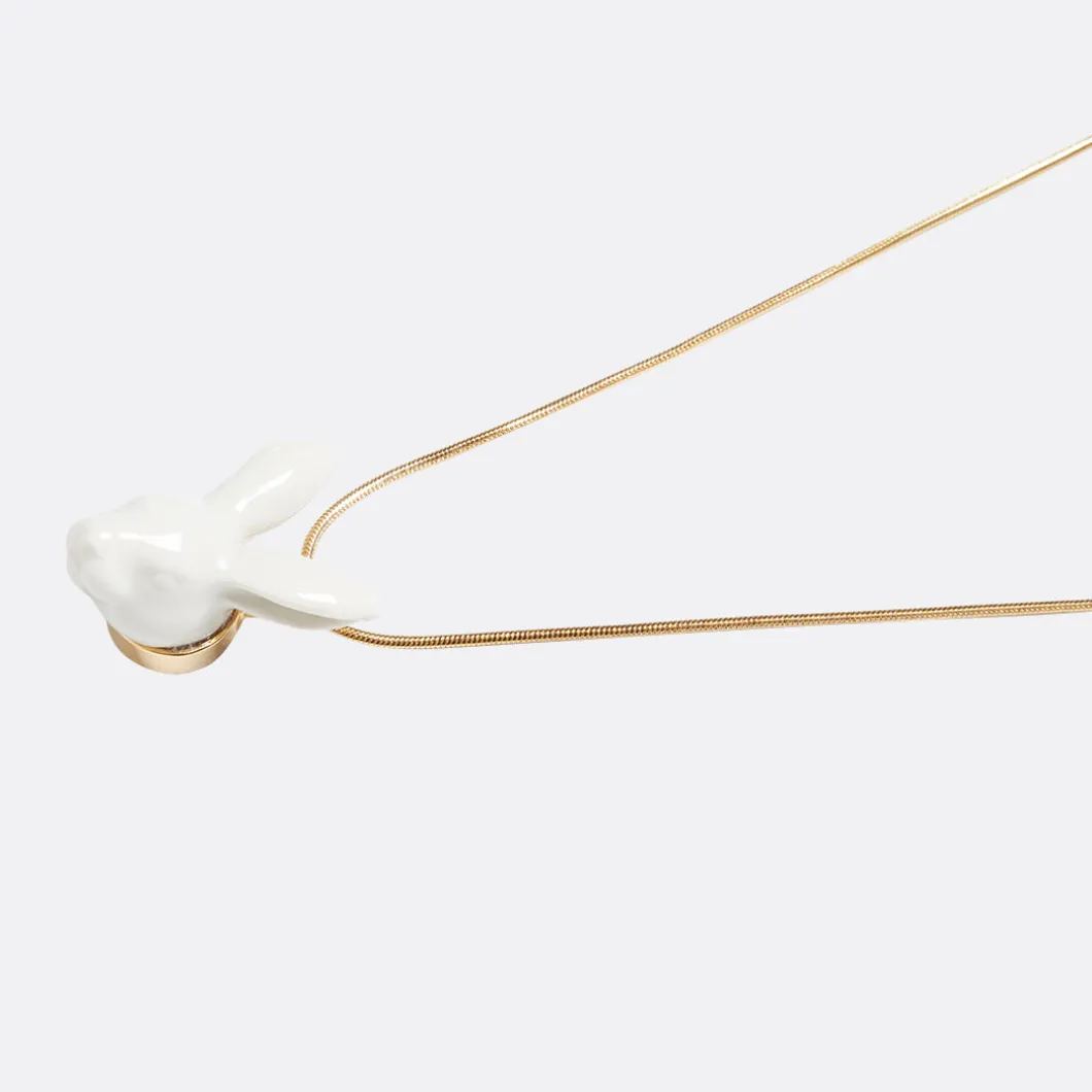 Andres Gallardo Rabbit Head Pendant>Woman Jewellery & Watches